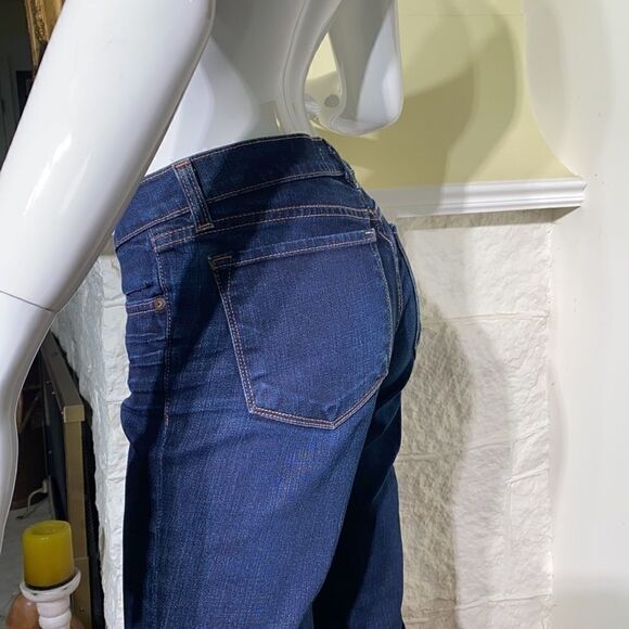 J BRAND Low Rise CIGARETTE Denim Slim Leg Stretch 914 INK Dark Jeans - Picture 9 of 9
